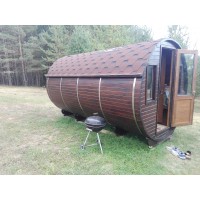 Дървено кръгло бунгало Дървено кръгло бунгало